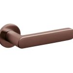 Olivari deurklink Link op rozet brons mat titaan PVD