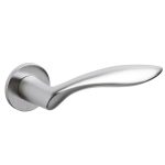 Olivari deurklink Onda op rozet chroom mat