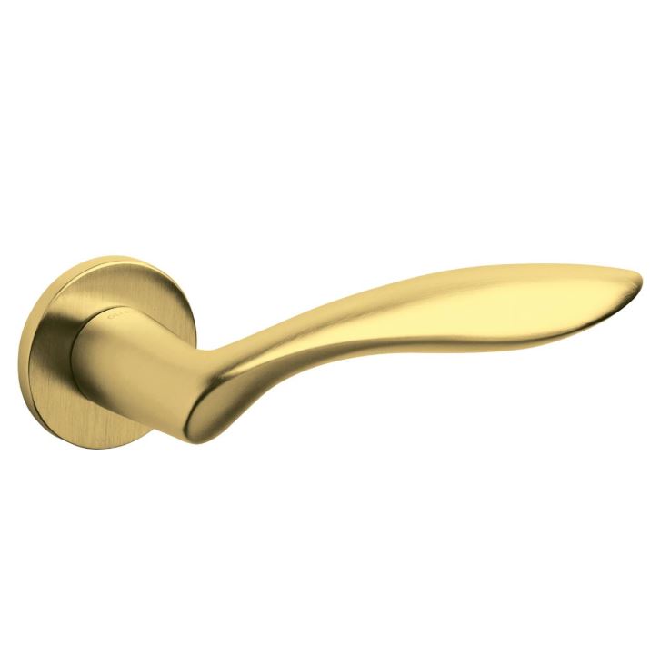 Olivari deurklink Onda op rozet messing mat titaan PVD