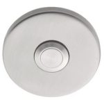 Beldrukker Rond 52 mm mat rvs
