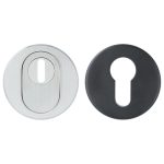 Veiligheid-Rozet Met Kerntrekbeveiliging Buiten rvs/Binnen zwart