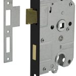 Intersteel Cilinder PC55 Dag en Nachtslot Met zwart Gelakte Voorplaat 20X175 mm