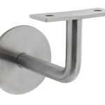 Intersteel Leuninghouder M8 gebogen Vlak zadel rvs