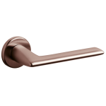 Olivari deurklink Tecno op rozet brons mat titaan PVD