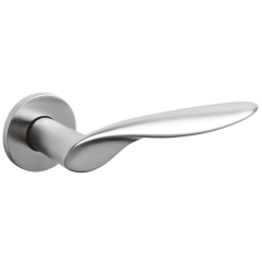 Olivari deurklink Wind op rozet chroom mat