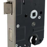 Intersteel SKG2 Veiligheidsslot PC55 mm met rechthoekige voorplaat 25 x 174 mm