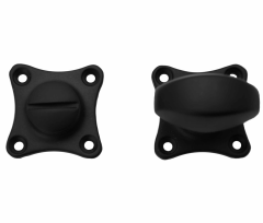 Toiletgarnituur Klaver zwart