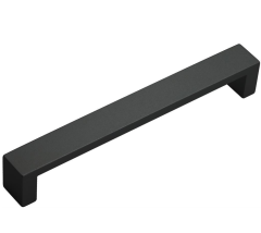 Greep Recht mat zwart 128 mm