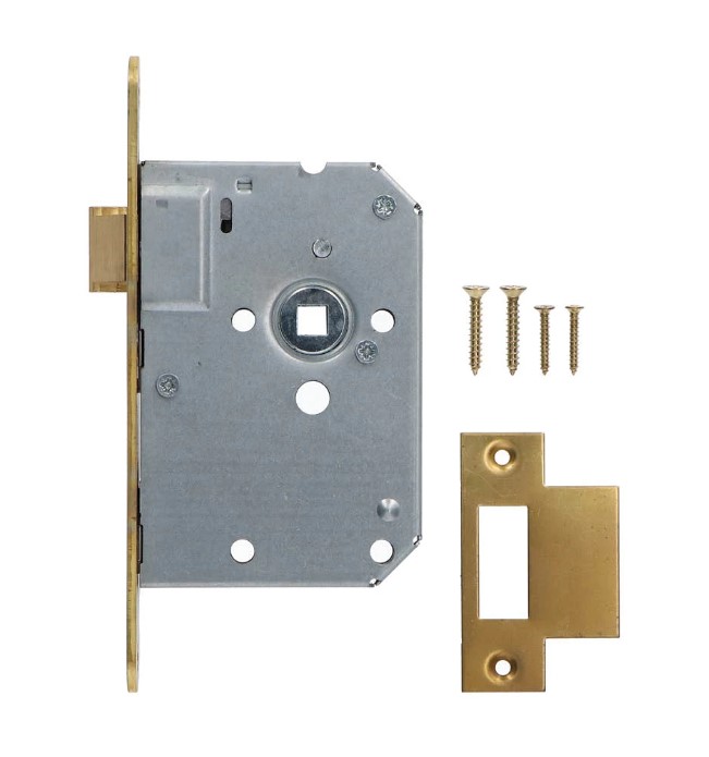 Nemef loopslot 1255/5 met messing voorplaat - Afbeelding 3