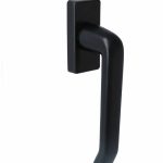 Draaikiepgarnituur Aluminium zwart