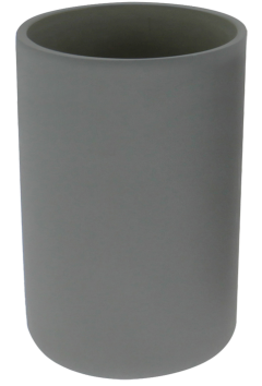 Differnz Jukon Tandenborstel/Bekerhouder Rond 110x70x70 mm Grijs