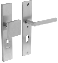 Intersteel Veiligheidsbeslag PC72 met kerntrek beveiliging greep/kruk Jura SKG3 rvs Rechthoekig