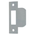 Intersteel Sluitplaat voor loopslot tbv woningbouwsloten, rechthoekig met korte lip rvs