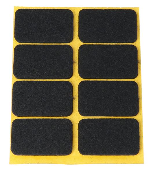 Zelfklevend Vilt Bruin 22 x 36 mm 8 Stuks