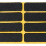 Zelfklevend Vilt Bruin 16 x 44 mm 8 Stuks