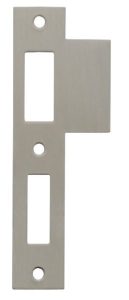 Intersteel Sluitplaat voor dag- en nachtschoot tbv woningbouwsloten rechthoekig met korte lip rvs