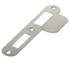 Intersteel Sluitplaat voor dag- en nachtschoot tbv woningbouwsloten, afgerond met korte lip rvs