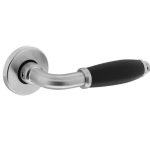 Intersteel deurklink Courgette met rozet ø49x7mm verdekt mat chroom