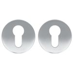 2 PC-plaatjes Rond rvs