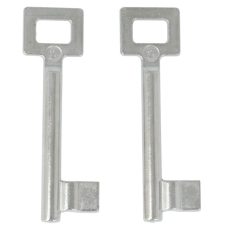 2 Sleutels Nr. 2 voor Binnendeursloten BB Van Dulimex