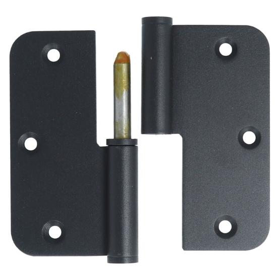 Paumellescharnier zwart 89x89 Rechts - Afbeelding 2