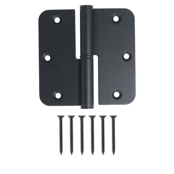 Paumellescharnier zwart 89x89 Rechts - Afbeelding 3