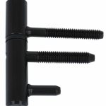 Inboorpaumelle voor houten deuren en kozijnen zwart