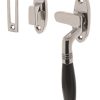 Intersteel Raamsluiting Ton Model Rechts nikkel/Ebbenhout