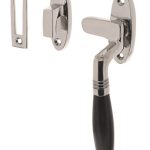 Intersteel Raamsluiting Ton Model Rechts nikkel/Ebbenhout