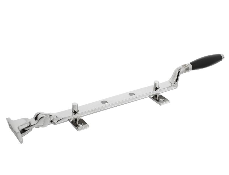 Intersteel Raamuitzetter Ton met stelpen nikkel/Ebbenhout