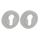 Intersteel cilinderrozetten verdekt ø52x10mm met nokken wit