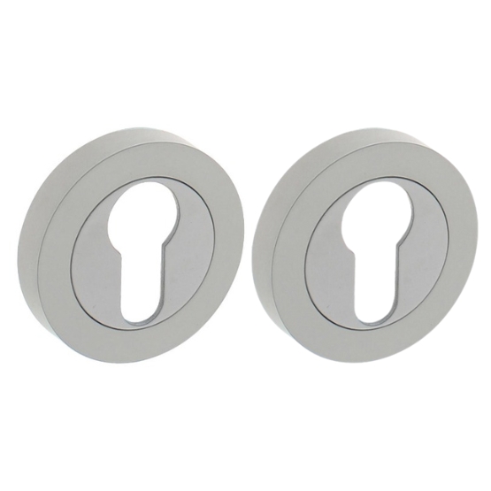 Intersteel cilinderrozetten verdekt ø52x10mm met nokken wit