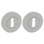 Intersteel sleutelrozetten verdekt ø52x10mm met nokken wit