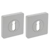 Intersteel sleutelrozetten verdekt 55x55x10mm met nokken wit