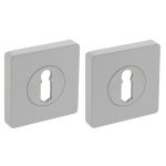 Intersteel sleutelrozetten verdekt 55x55x10mm met nokken wit