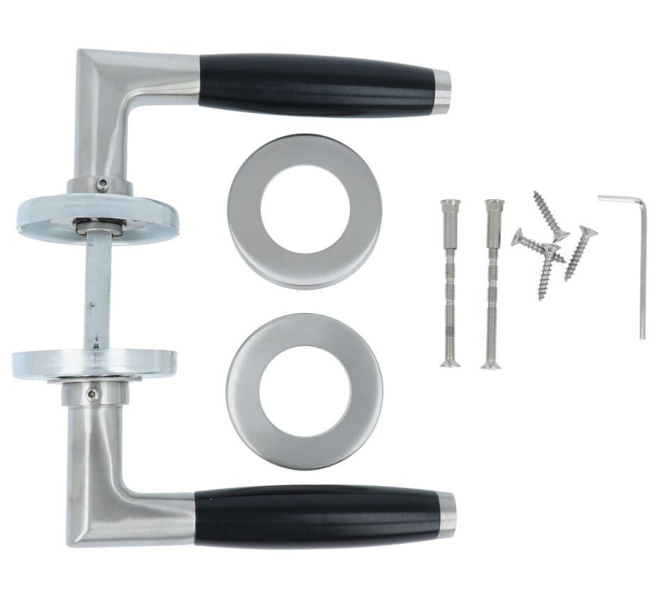 Deurklink Ton Model Massief rvs/Kunststof - Afbeelding 4