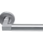 Deurklink Bauhaus massief rvs