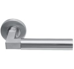 Deurklink Bauhaus massief rvs