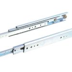 Paar ladegeleiders volledig uittrekbaar 55 cm