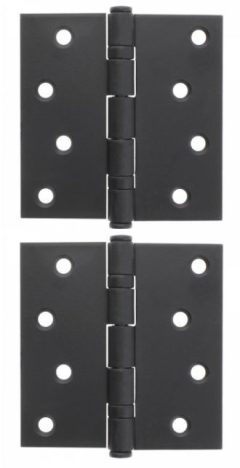 Kogellagerscharnier 89x89 mm rechte hoek zwart