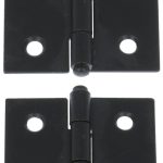 Starx scharnier smal model vaste pen 60 x 46 mm zwart