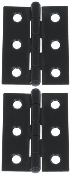 Starx scharnier smal model vaste pen 50 x 39 mm zwart