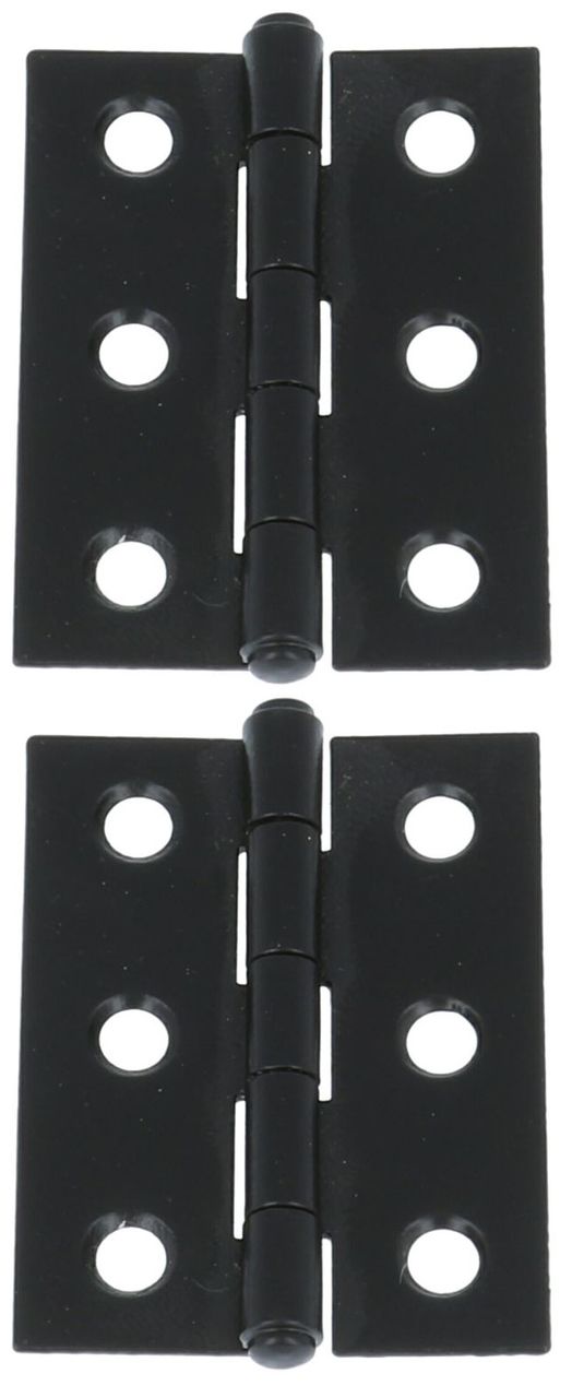 Starx scharnier smal model vaste pen 50 x 39 mm zwart