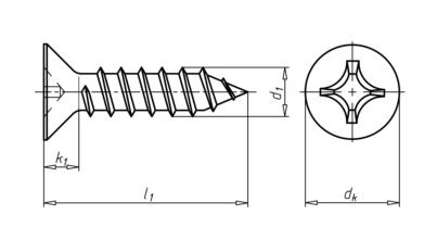 20 stuks rvs 2.2 x 13 mm Verzonken zelf tappende schroeven met kruiskop - Afbeelding 2