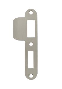 Intersteel Sluitplaat 127x23x1,5mm afgerond met korte lip DIN rechts rvs