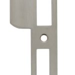 Intersteel Sluitplaat 192x25x1,5mm afgerond met korte lip, DIN rechts rvs