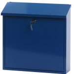 Wandbrievenbus Malagan Blauw