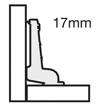 Potscharnier push-to-open Mesuco 143 inliggend opschroefbaar 48 mm - Afbeelding 3