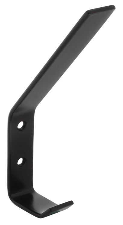 Intersteel kapstokhaak gebogen zwart