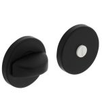 Intersteel wc-sluiting ø50x7mm + 7mm nokken met 8 mm stift zwart
